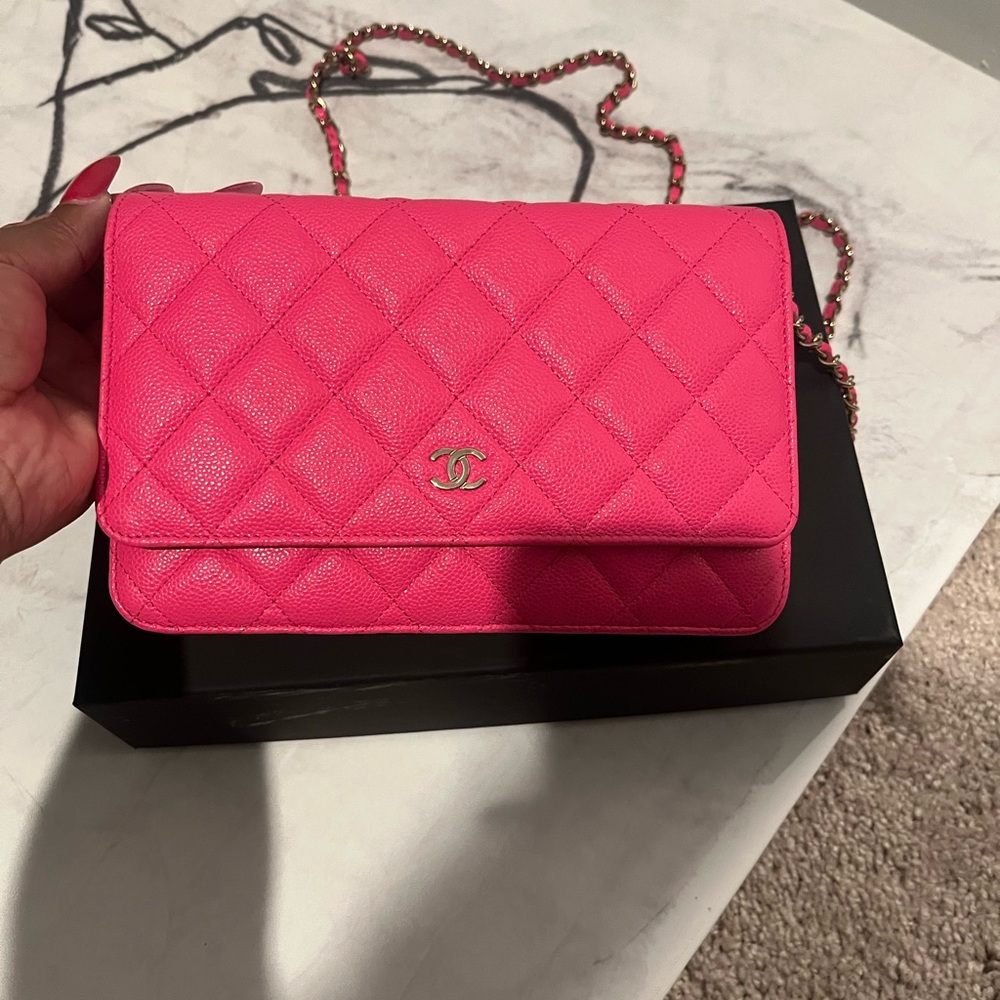 Chanel Pink Quilted Women's Bag